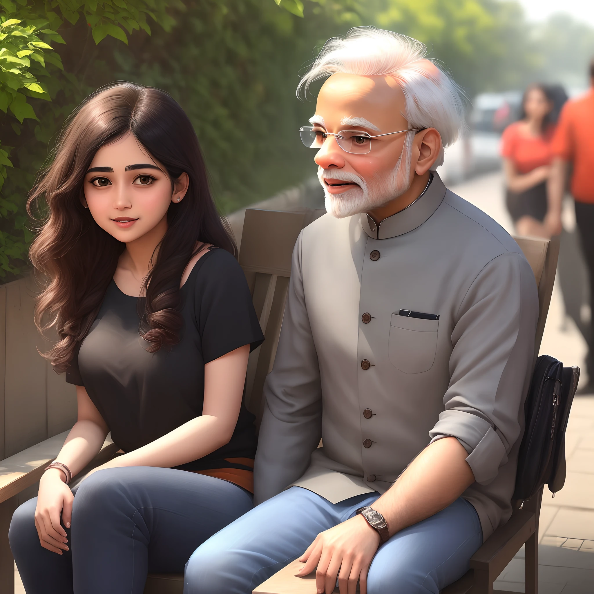 Modi dating a girl