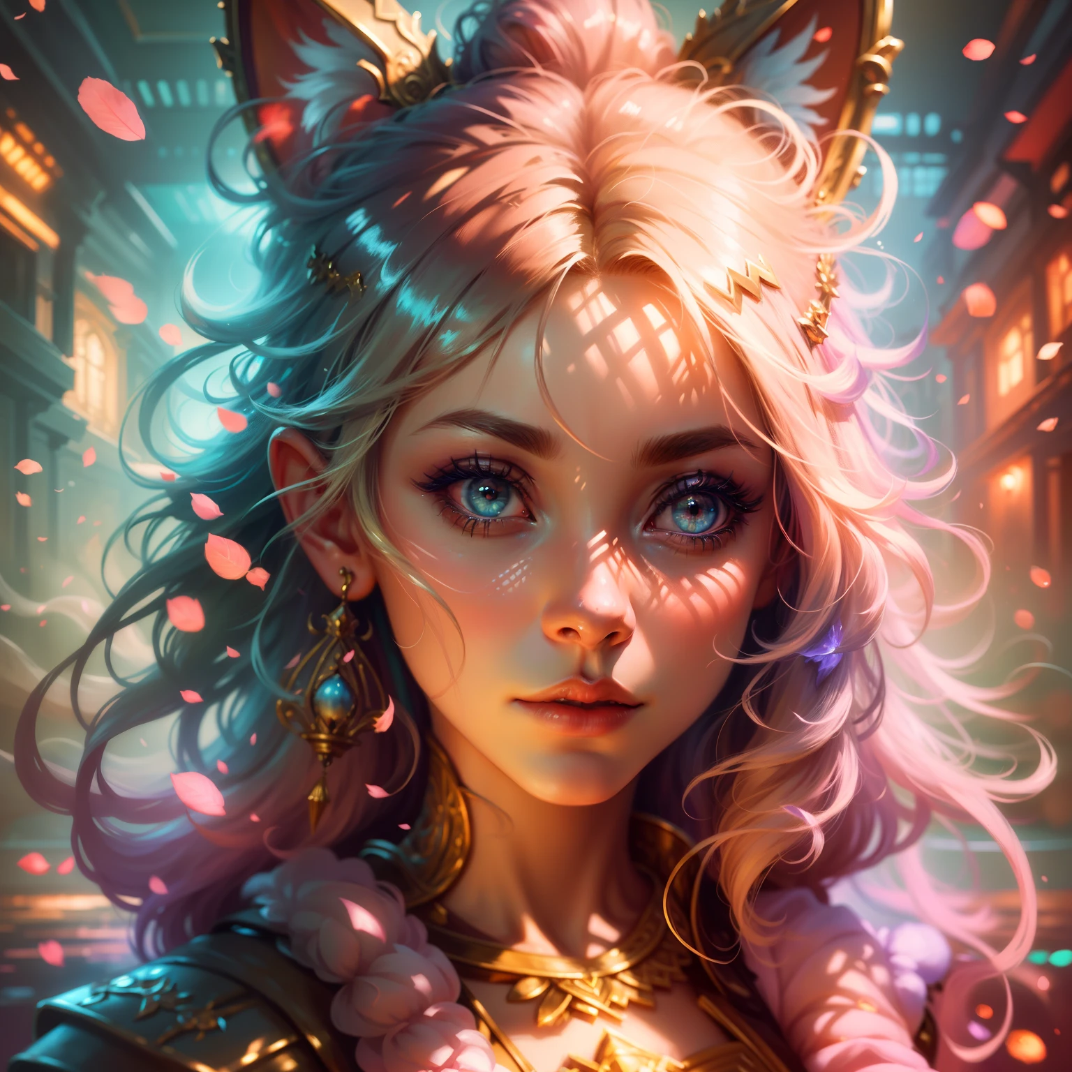 ((portrait:1.2)|(fantasy:0.9)), masterpiece, best quality, hyper-realism, soft background, unicorn, girl, blond hair, big eyes, pastel colors, great resolution.