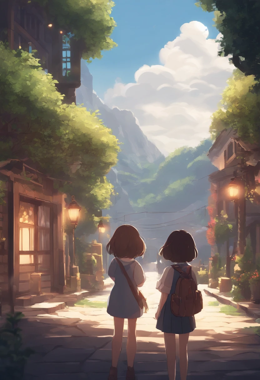 a cute anime game, anime art, pixel art