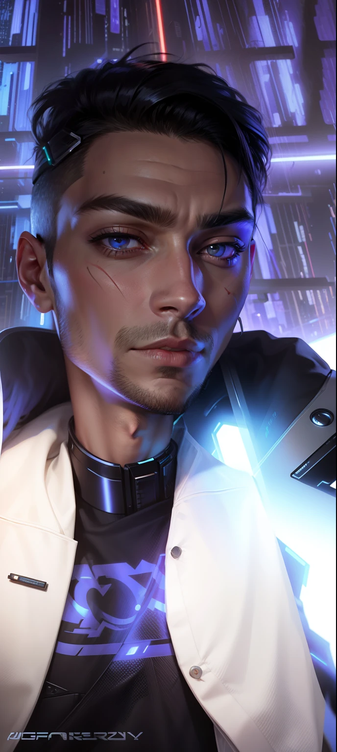 change background cyberpunk handsome boy.realistic face.8k.ultra realistic
