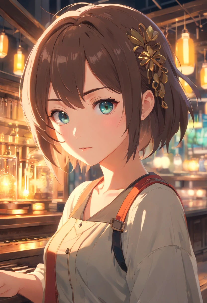 (Extremely detailed CG Unity 16k wallpaper:1.1), (Noise Removal Strength: 1.45), (tmasterpiece:1.37), {Extremely detailed 8k wallpaper}, {Masterpiece}, {Best quality}, {{{{{doll}}}}}, {{JDM}}, Dolls, puppet, {Ball joints}, {{{{lifeless}}}}, {{{inorganic}}}, {1girll}, Beautiful and detailed glass eyes, Handle Hair, ornate hair, Expressionless, indifferent, Hyperrealistic, Gothic, Classical decoration, Sit, zoom in on eyes, focused on the eyes, {{silk thread}}, Rococo style, god light, Sparkle, Glowing light