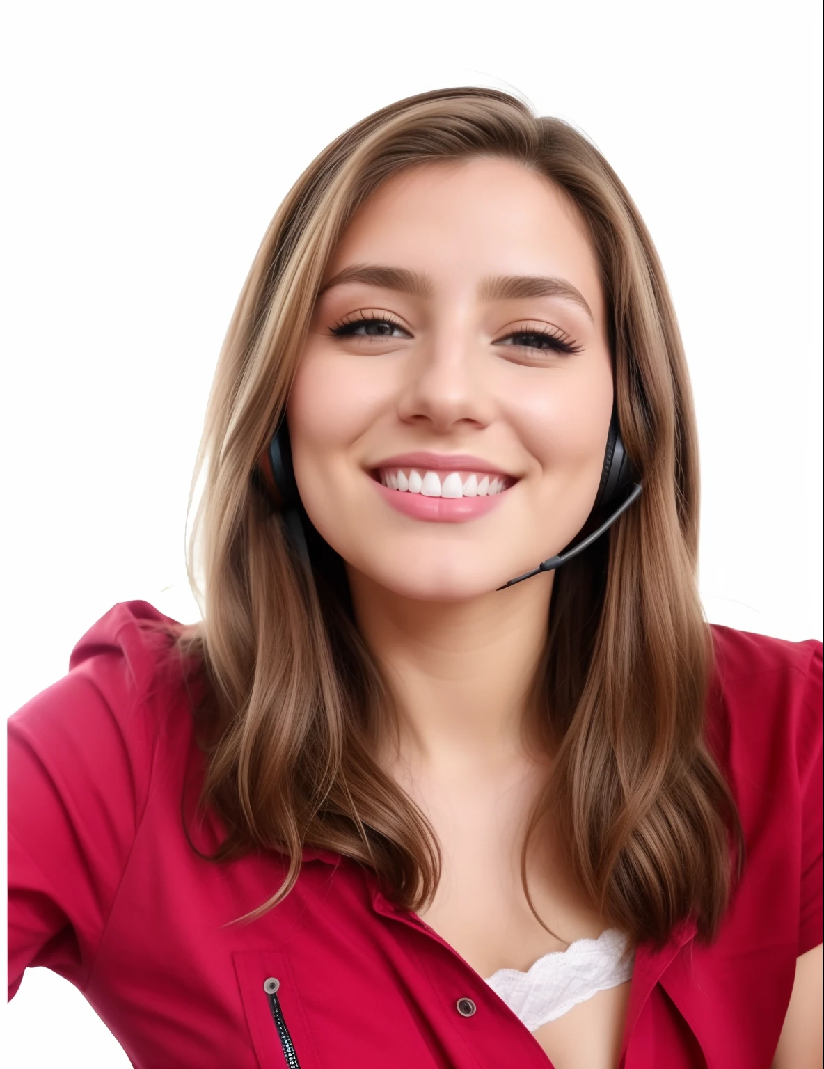 ein cooles teengirl, Loose what sits at the desk with a headset on and is dressed only in underwear. sie macht onlyfans und das logo sollte im hintergrund zu sehen sein. sehr erotisch und sie ist sehr schlank ( skinny )