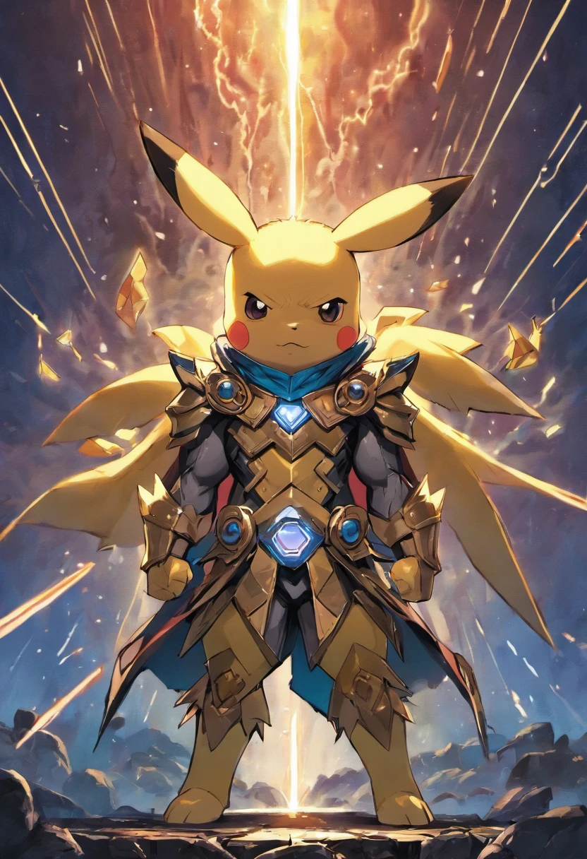 Pikachu (Wearing Thor's armor) Marvel