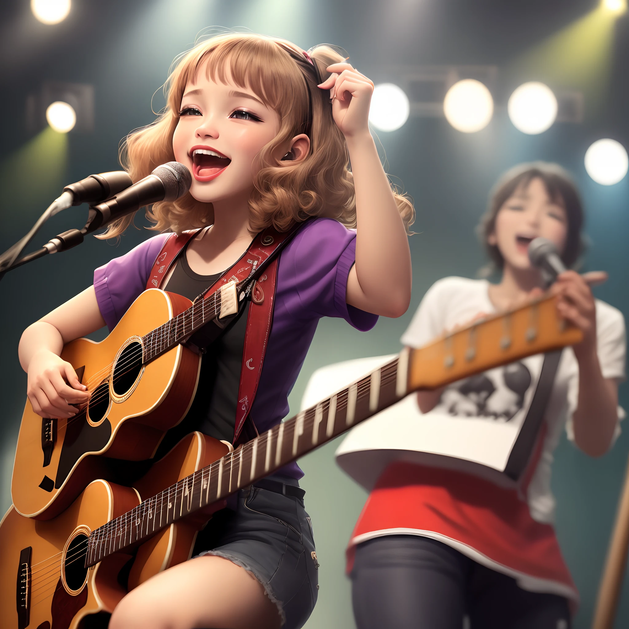 Minina cantando