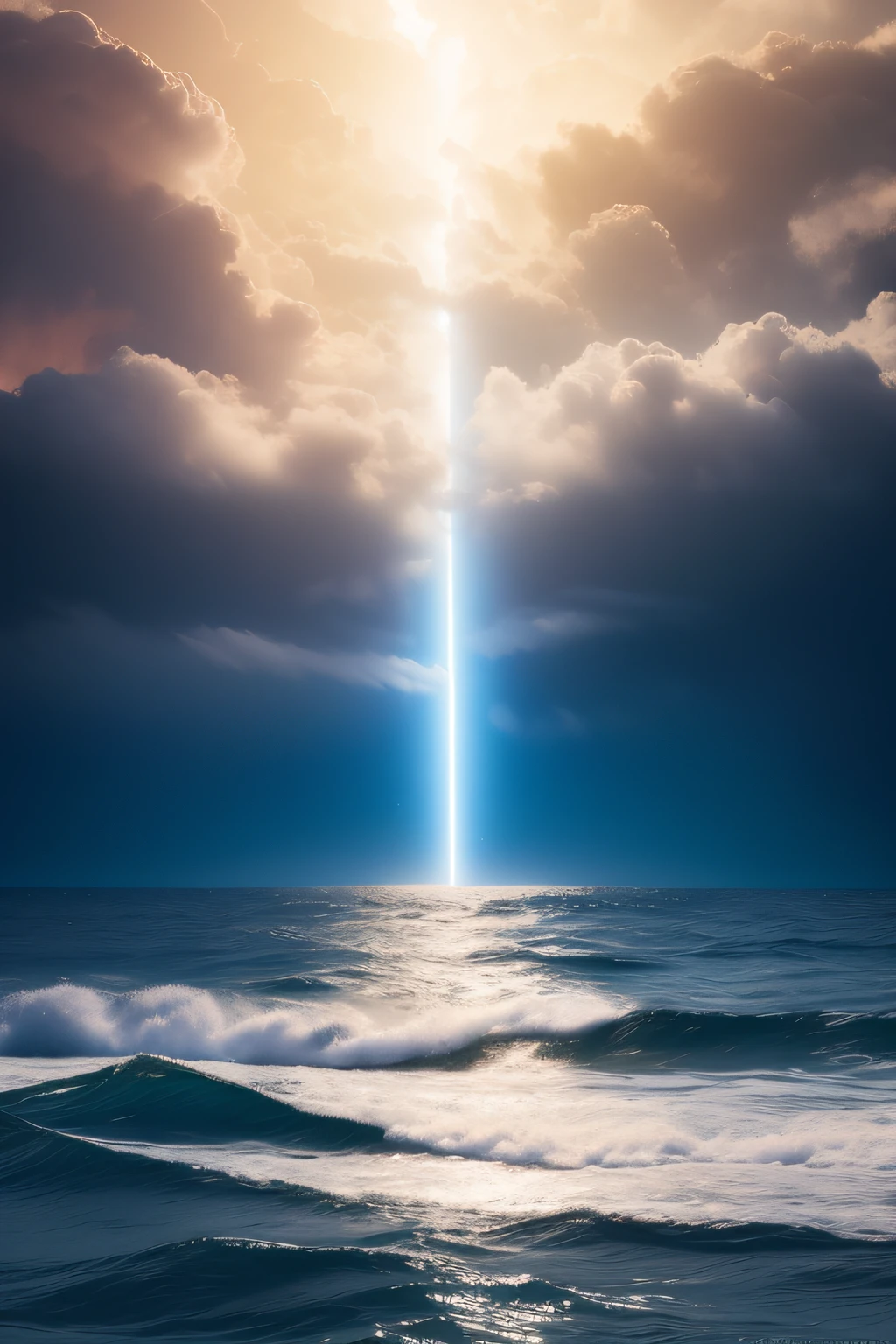 Then God said: "Let's say there is a firmament in the water that separates the water from each other". 7Then God made the firmament、Separated the water under the firmament from the water above. And so it was. 8 To the sky, God Called Heaven. Afternoon and morning have passed; That was the second day.