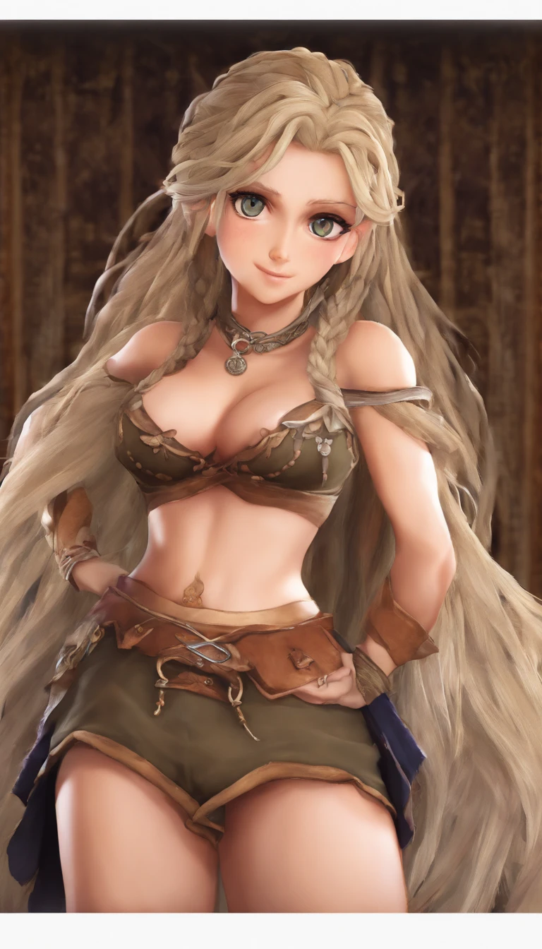 ultra detail, high resolution, ultra detailed, best quality, amazing, top quality, 1woman, pose, dwarf, female dwarf, fantasy, braids, stout, wide body type, large breasts, huge breasts, breasts larger than head, wide hips, short, shortstack, mountain dwarf, pants, boob window, long black hair, braided hair, 5 feet tall, short height, sexy, thick, muscular, breasts, big boobs, large boobs, huge boobs, bigger boobs, stout body, broad body, buxom, squat, broad body