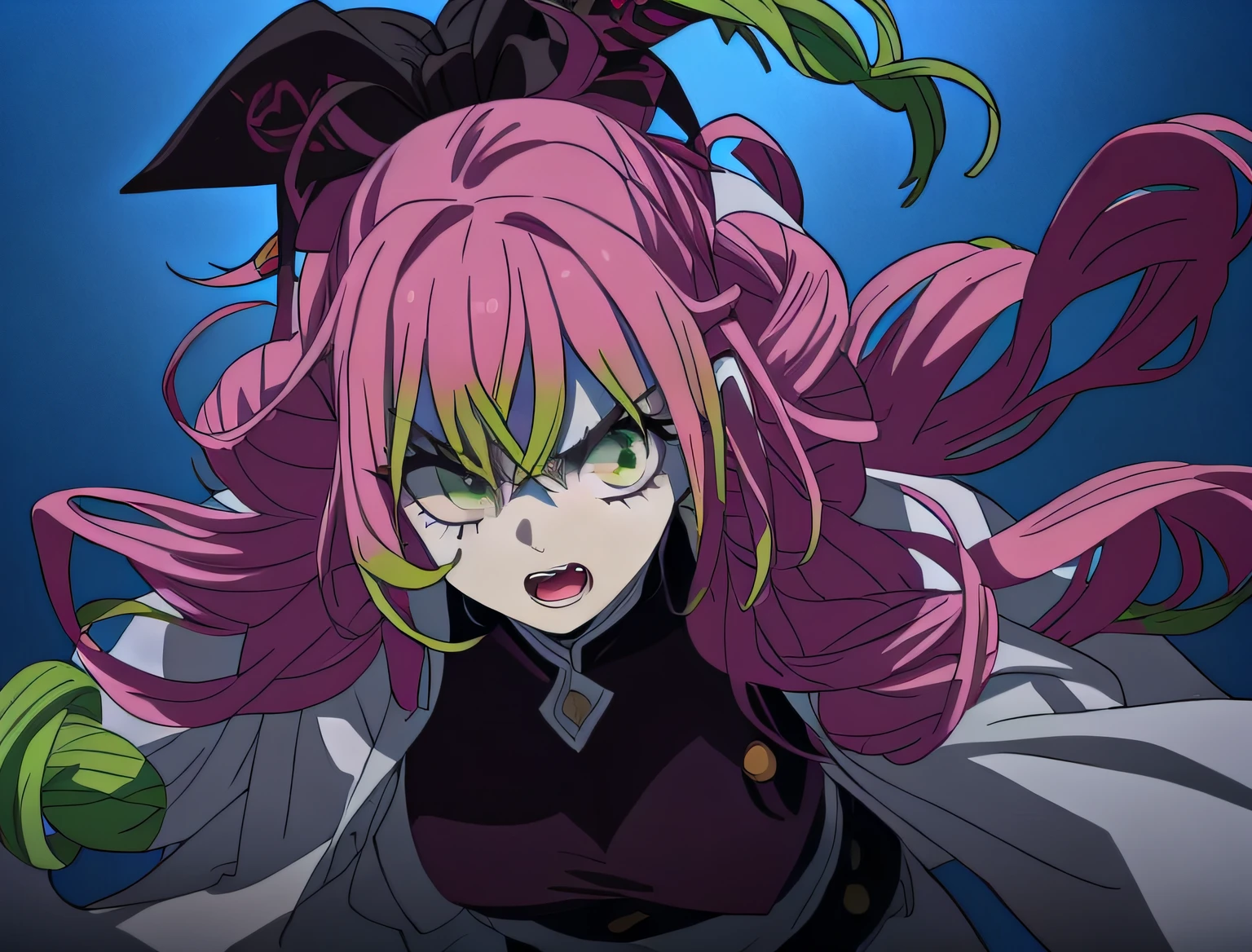 superfine illustration, very detailed beautiful face and eyes, Dynamic Angle, angry, Attack, Full body reflection, Hit me