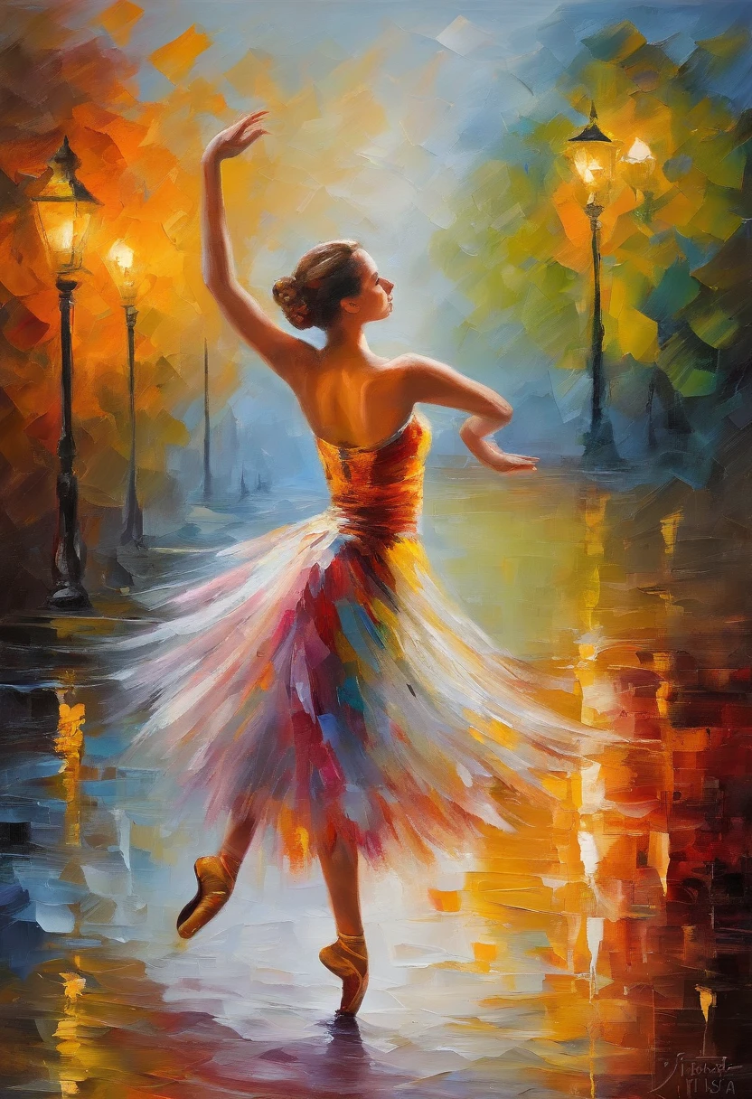 Young classical dancer, con una pose de ballet, Female 18 years old, Retrato tirado 8 Kobra maestra、highest qualityr、Morning、1chica en、con luz brillante、felicidad、Cool sun in the morning、(chispa:0.7) 、paseo、Paisajes