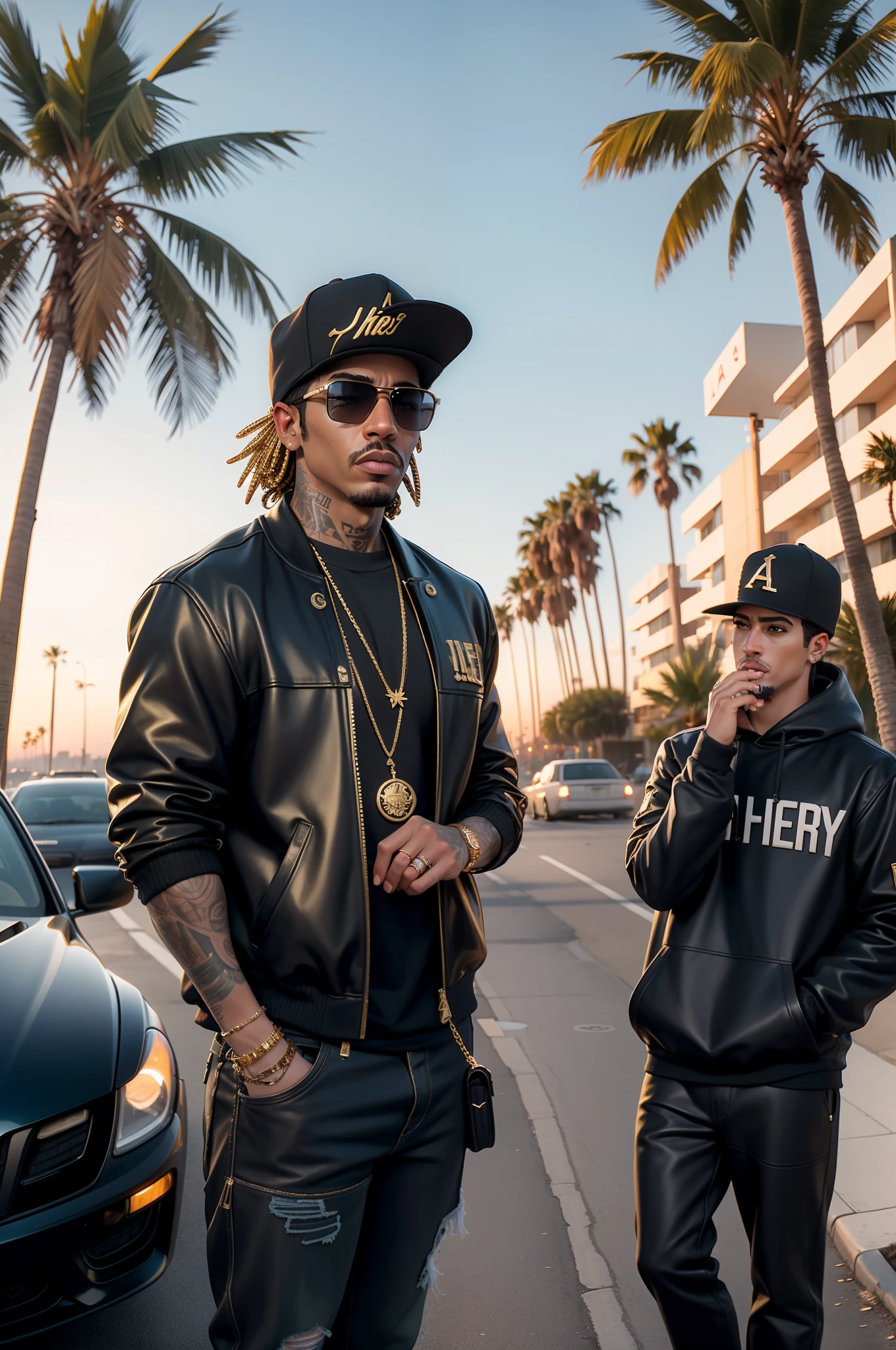 West Coast living, palm trees and gold,
But the gangster life is gritty, and the story's untold,
From the city of angels to the beaches so cold,
We're living that life, yeah, that's how we roll.