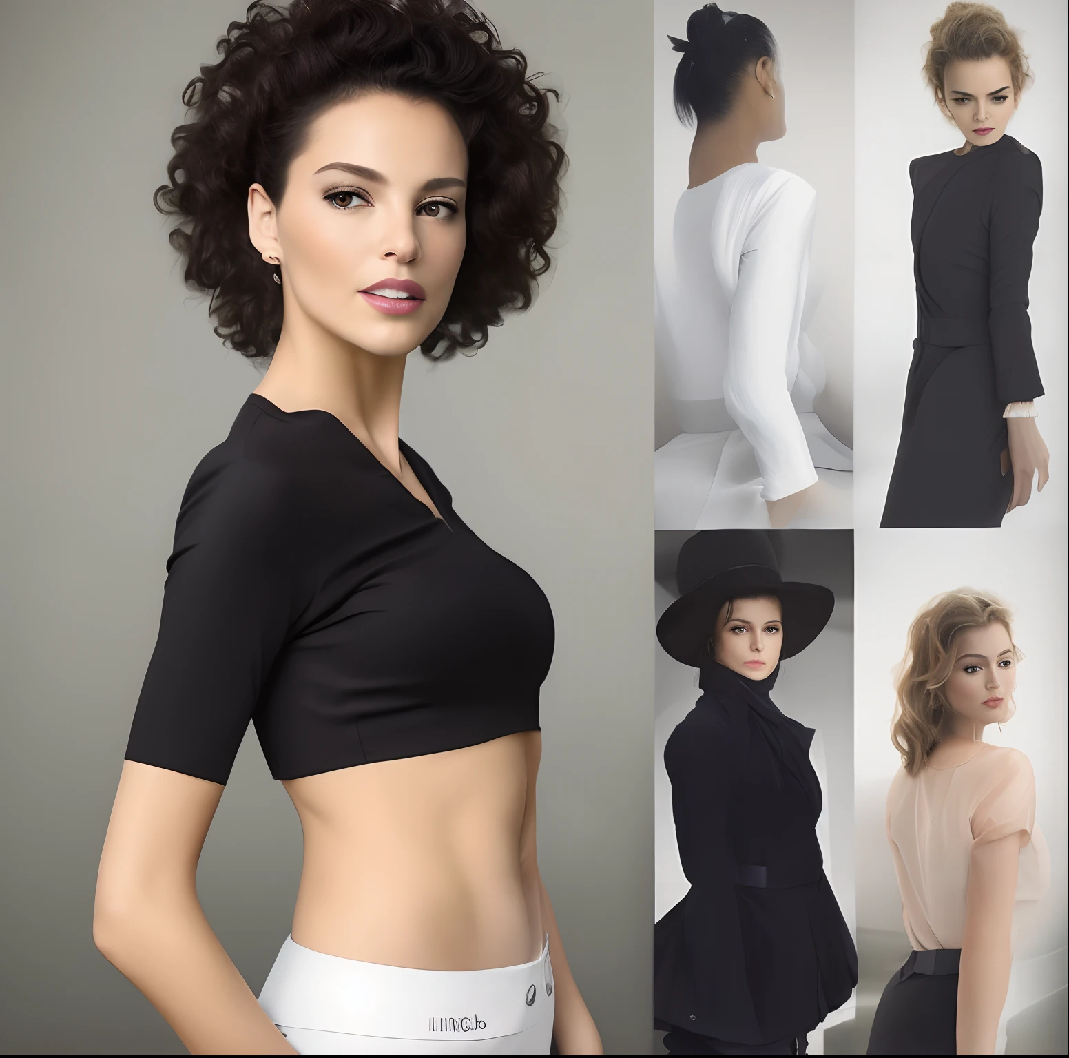 Imagens de uma mulher linda sem roupa