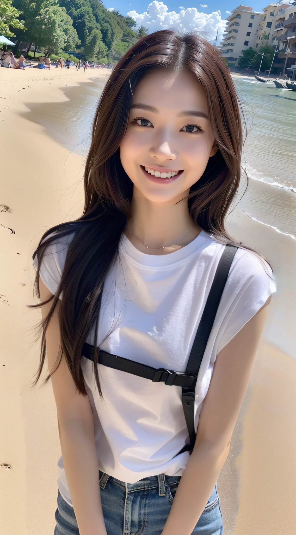 Wear a long T-shirt、Long T-shirt
