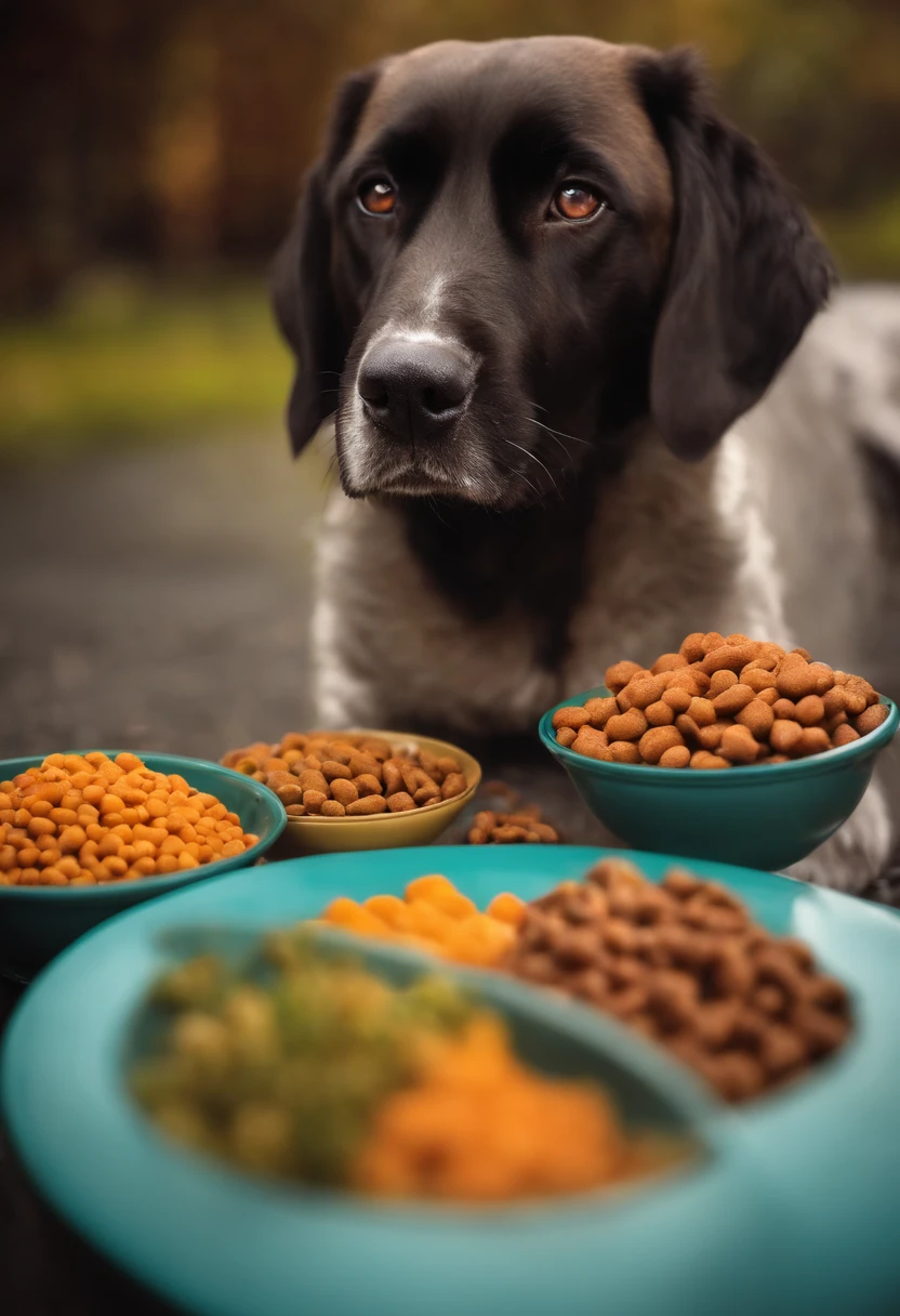 create dog food image