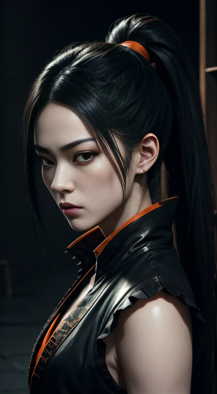 CG blockbuster,Asian woman poses in colorful bikini, photorealistic anime girl rendering, detailed face of a asian girl, 3 d anime realistic, Smooth anime CG art, Realistic. Cheng Yi, Realistic anime 3 D style, render of a cute 3d anime girl, Rendu portrait 8k, 3 D rendering character art 8 K, Kawaii realistic portrait, (Linen batik scarf), Angry fighting stance, looking at the ground, Batik linen bandana, Chinese python pattern long-sleeved garment, rainbowing(Abstract propylene splash:1.2), Dark clouds lightning background,废墟(realisticlying:1.4),Black color hair,Flour fluttering,Telephoto lens high, A high resolution, the detail, RAW photogr, Sharp Re, Nikon D850 Film Stock Photo by Jefferies Lee 4 Kodak Portra 400 Camera F1.6 shots, Rich colors, ultra-realistic vivid textures, Dramatic lighting,8K quality, Girls,Backstreets, Dark clouds lightning background(realisticlying:1.4),Black color hair,, RAW photogr, Sharp Re, Nikon D850 Film Stock Photo by Jefferies Lee 4 Kodak Portra 400 Camera F1.6 shots, Rich colors, ultra-realistic vivid textures, Drama lamp film CG society。,,Tropical canyon battle scene、Chinese big breasts、Vintage trench coat、three kingdom、ember、100 people、Faraway view、intense battles、high detal、masuter piece、NSFW,Multi-layered long-sleeved gauze garment,Quick-drying vest,Colorful cotton and linen sweater,Red and black snake cloak cloak,Doomsday ruins(废墟)Climb the streets(Armageddon)eyes filled with angry,He clenched his fists