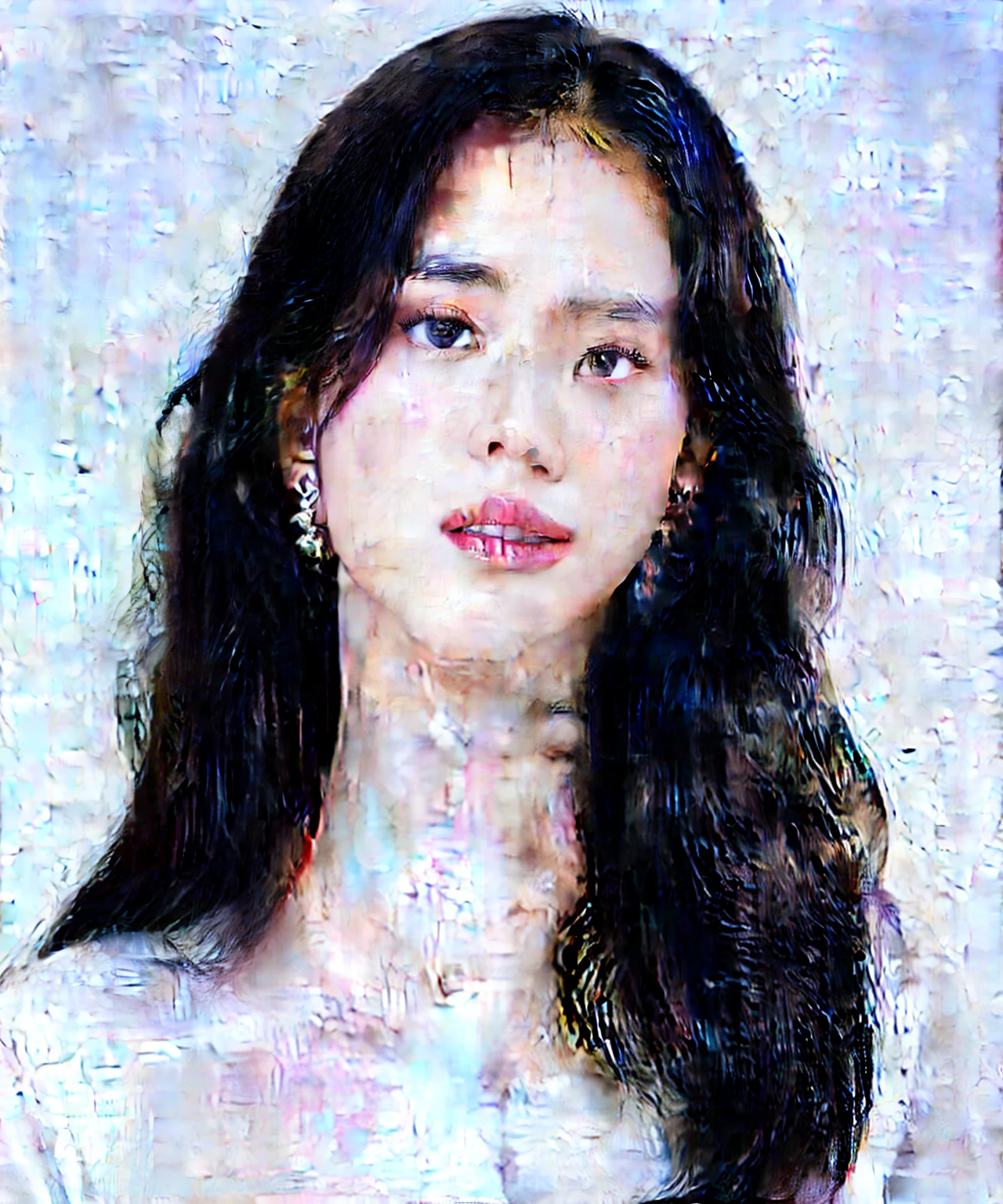 jisoo,photorealistic,realistic, solo, photorealistic, best quality, ultra high res,

diamond stud earrings, long straight black hair, hazel eyes, serious expression, black blazer ,white shirt, white blouse, standing against a city skyline at night, naked, show nipples

beautiful, masterpiece, best quality, extremely detailed face, perfect lighting, solo,1girl,

best quality, ultra high res, photorealistic,
ultra detailed,
masterpiece, best quality,