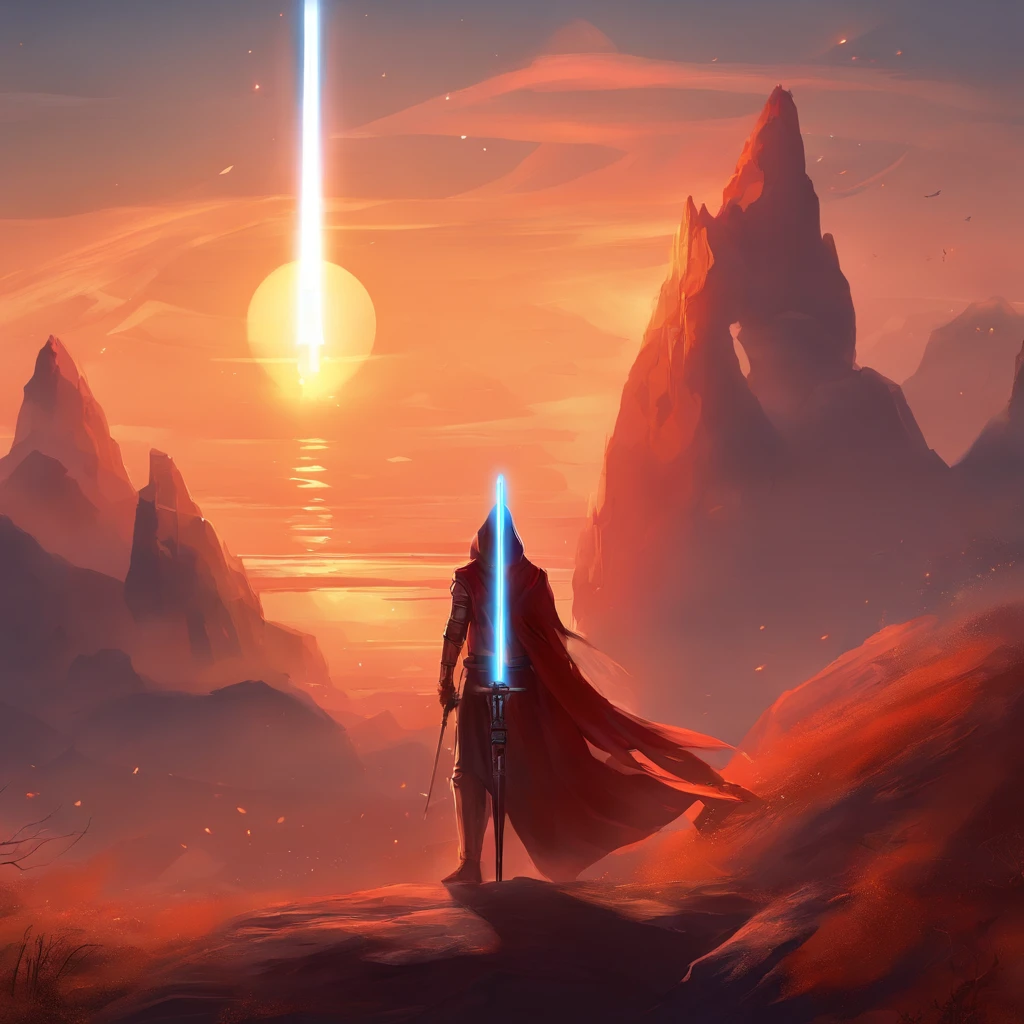 Mulher em um manto segurando um sabre de luz em um quarto escuro, segurando sabre de luz 4 k, Jedi Feminino, rei, Jedi com sabre de luz, com espada de sabre de luz, Personagem de Star Wars, sem sabre de luz, segurando um sabre de luz, com sabre de luz, Papel de parede Cal Kestis LightSaber, Papel de parede com sabre de luz 4K, segurando um sabre de luz vermelho