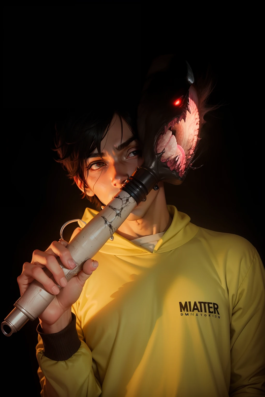Horror monster smart boy killer
