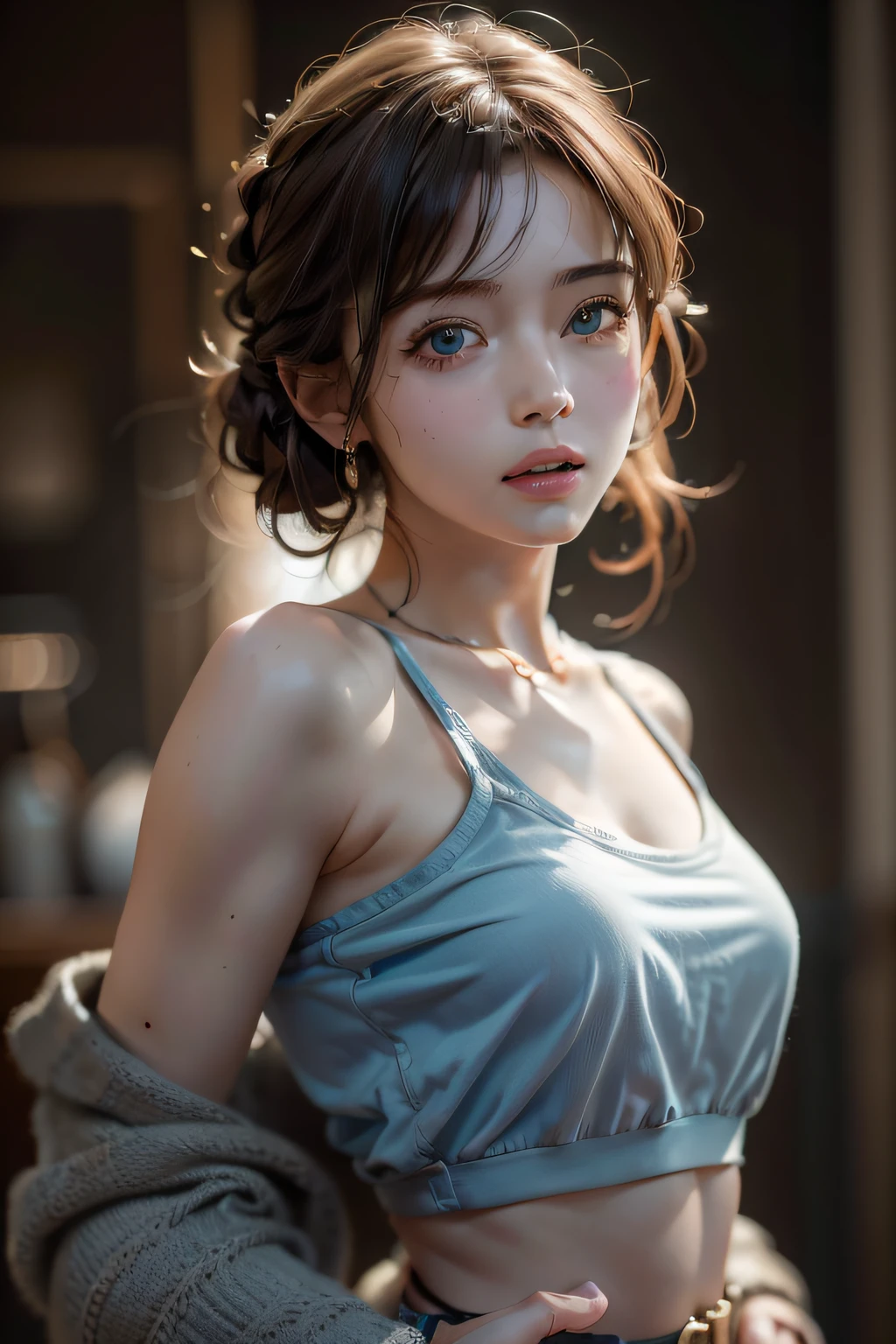 NSFW:1.5,最high quality, high quality, High resolution, high quality texture, high quality shadows, High resolution, Beautiful details, Detailed CG, Detailed Texture, Realistic representation of face, Realistic, colorful, delicate, Cinematic Light, Side light, Lens flare, Ray Tracing, sharp concentrated, (1 Girl,concentrated:1.3), ( Intricate details, compensate, PureErosFaceV1:0.5), (細部まで美しいdelicateな顔, 緻密で美しいdelicateな瞳, Perfect Facial Proportions, Dense skin, Optimal ratio of four fingers to one thumb,  Modest chest, Beautiful Hips, Smooth upper abdomen, Perfect 8k video 30 years old　British women　blonde　Air Fortress Hair　Modest chest　Modest ass　Married Woman Hot Springs Inn　tatami　futon　Night yukata