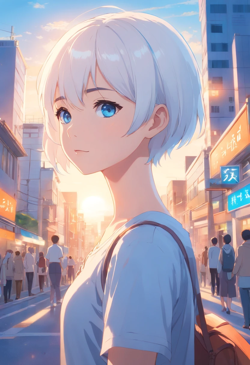 white shorthair, jk campus, blue eyes
