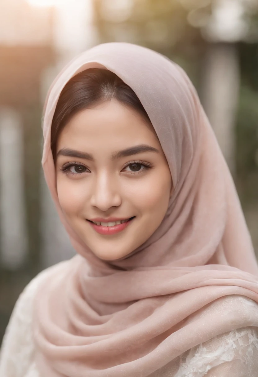 , Japan female models, Alafed woman in hijab scarf smiling and holding mobile phone, faridah malik, zenra taliyah, hannah yata, Protrait, Friendly smile, Fried Smile, Potreit close-up, ayamin kojima, Inspired by Nazmi Jiya Gran, full protrait, with a beautifull smile, pupils, Come Zaha, ((Realistic lighting, Best Quality, 8K, masutepiece: 1.3)), Clear focus: 1.2, 1girl in, Perfect Body Beauty: 1.4, Slim abs: 1.1), (White T-shirt: 1.4), (plein air, Night: 1.1), City Street, Super fine face, Fine eyes, Double eyelids