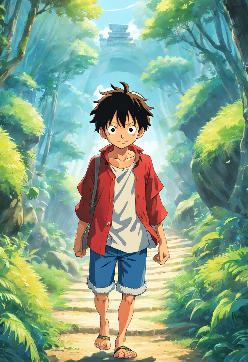 1boy, Monkey D Luffy