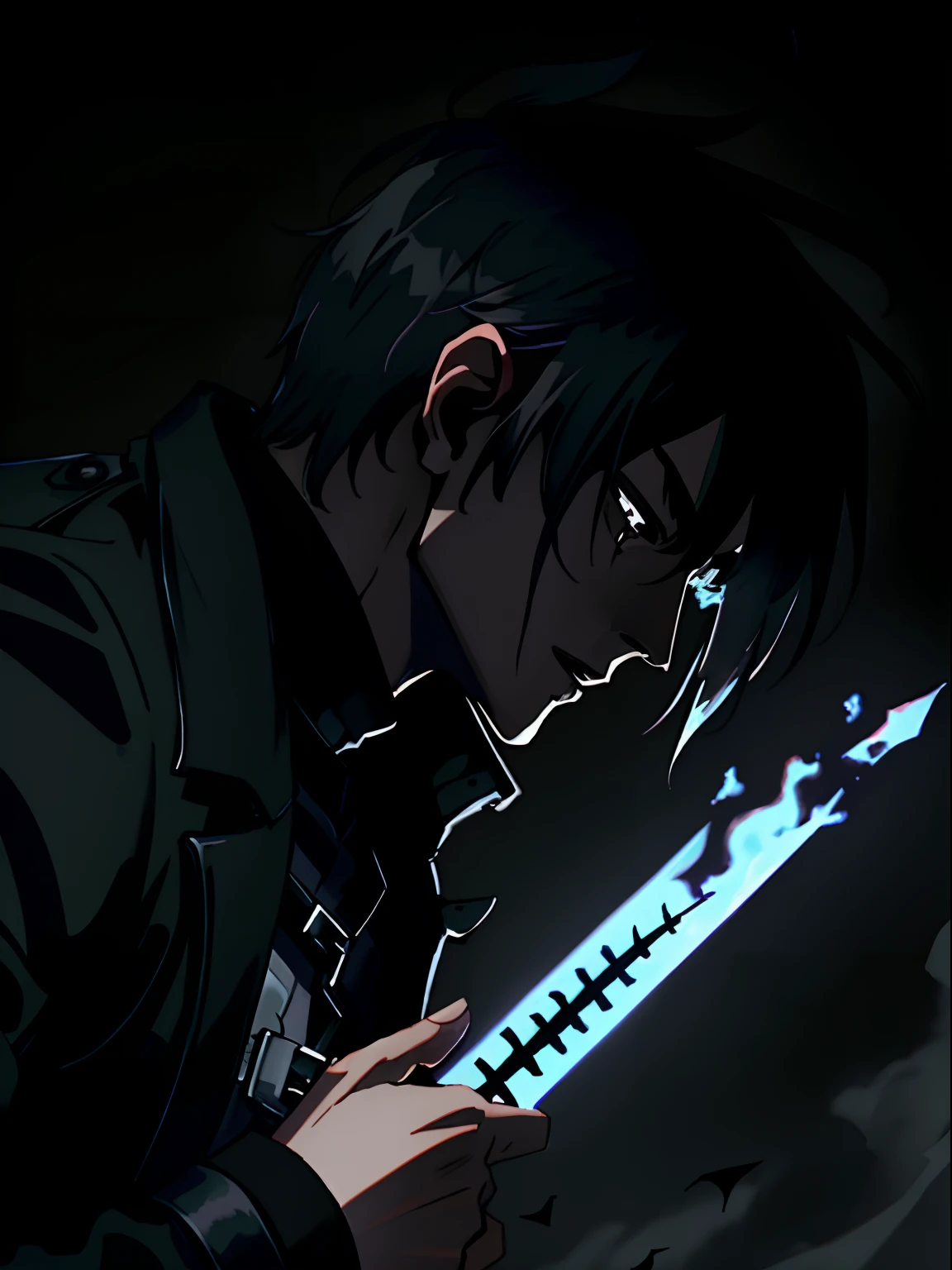 (extremely detailed 8k wallpaper),a medium shot photo of a fearful necromancer, Intricate, High Detail, dramatic