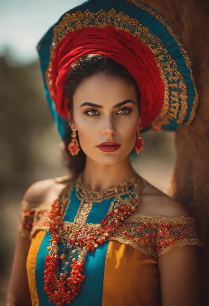 Spanish girl in a portrait model shoot
