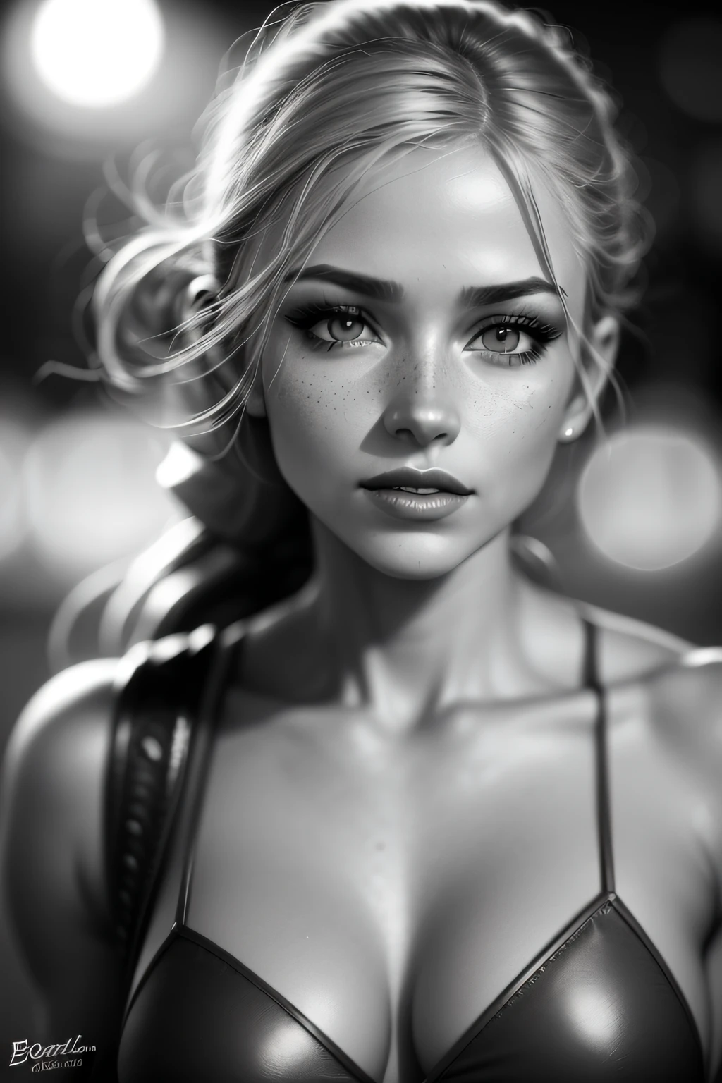 (worst quality, low quality:1.4), (realistic, lip, nose, tooth, rouge, lipstick, eyeshadow:1.0), (dusty sunbeams:1.0),(abs, muscular, rib:1.0), (depth of field, bokeh, blurry:1.4), (greyscale, monochrome:1.0), text, title, logo, signature,EasyNegative