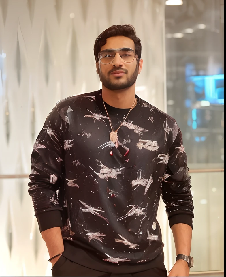 A sexy 28 year old indian male model,posing for a photo shoot,wearing hoodie ,and a locket, in bedroom , masterpiece, mysterious expression, (handsome 1.5), slight bookeh ,penis,# sexual pose,detailed face,((head tilt to the side,curiously )), dark smirk, morning ,hands on his hip,he is sweating