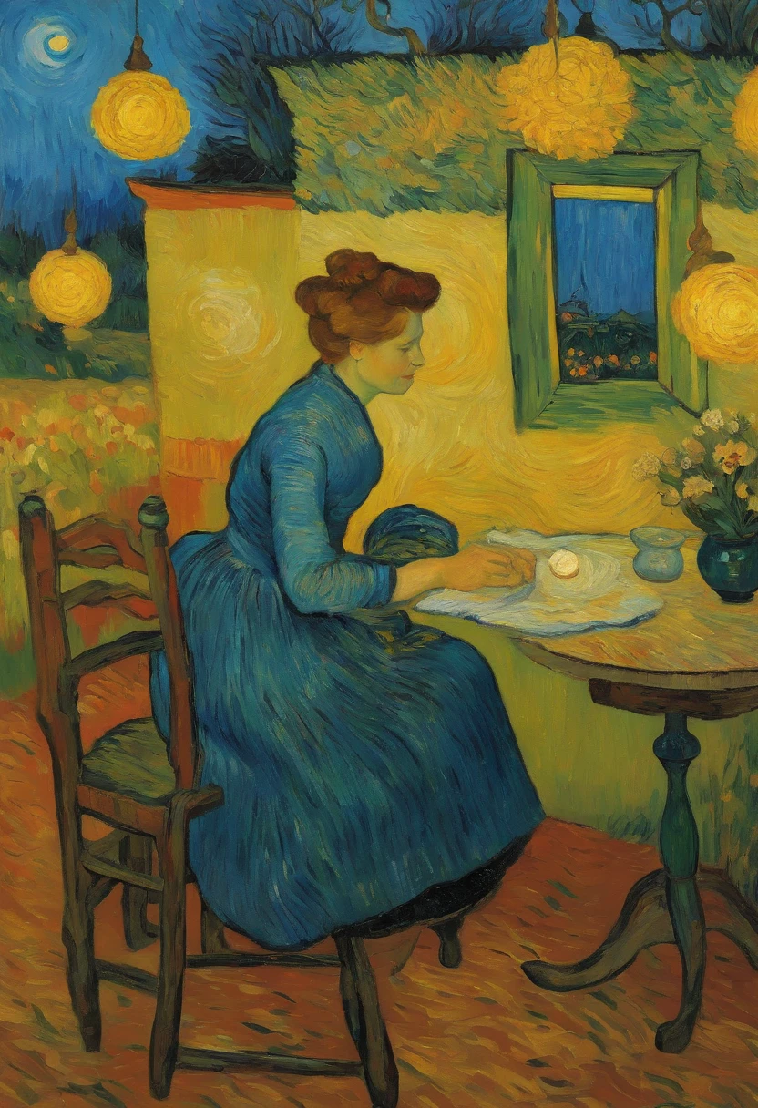 Van Gogh,masterpiece,himawari,large scene