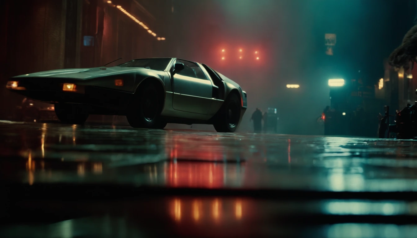 A still frame from the movie Blade Runner ( 1982) . Cinematic. 8K. HD. High quality.