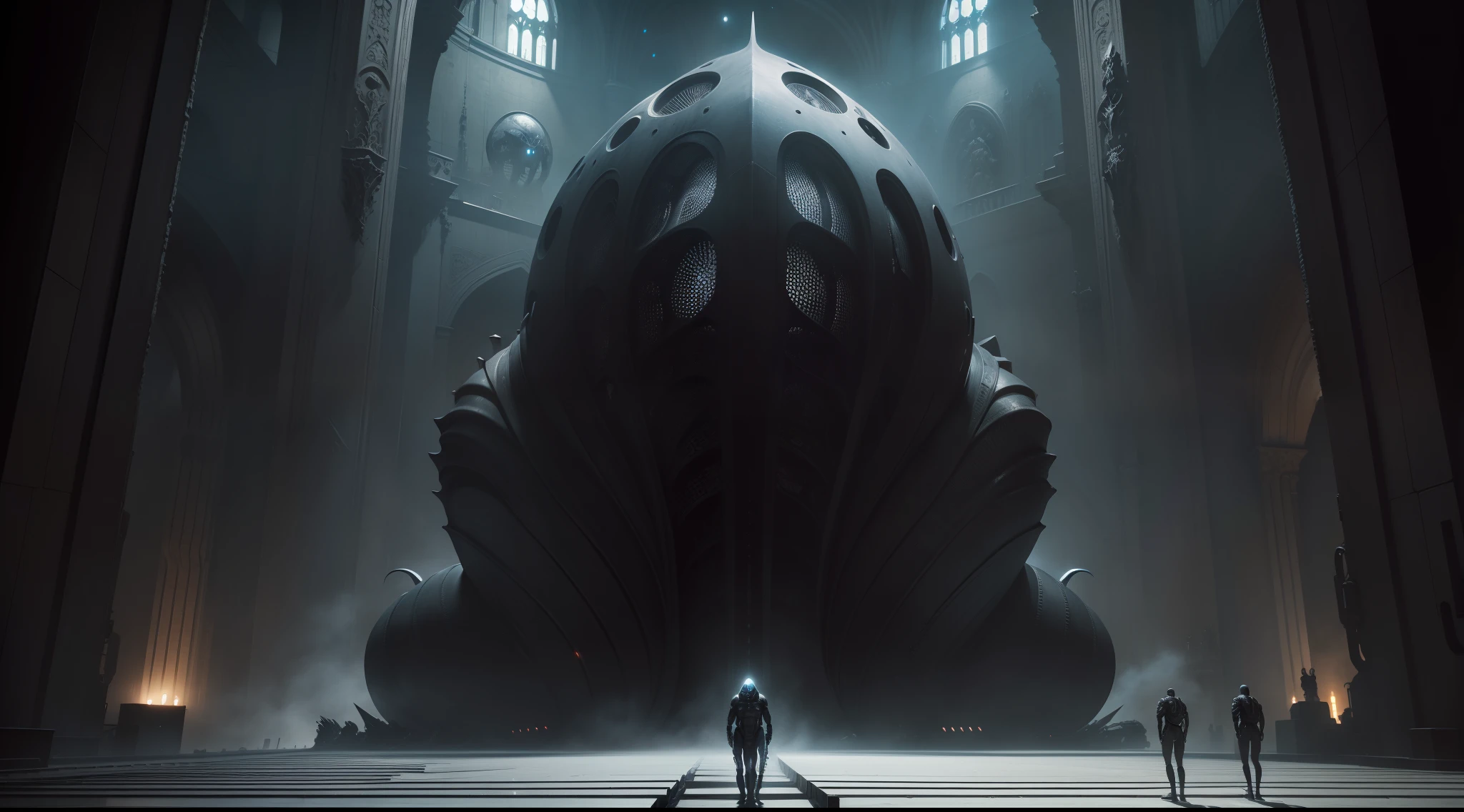 Huge nave with tubrivas and nozzles to the maximum, biomechanics black planet H.r. Giger. gigante. 8K High Resolution, realistic photograph, alto detalles, Alien, strange world, esfera estilo H.R. Giger. Oscuridad total, nave Alemana segunda Guerra