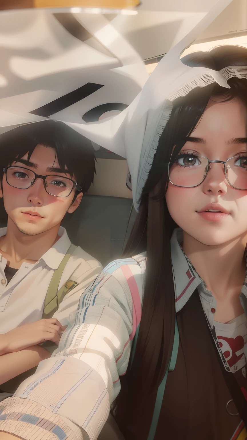 Anime, cute couple, highschool couple, 18 years old