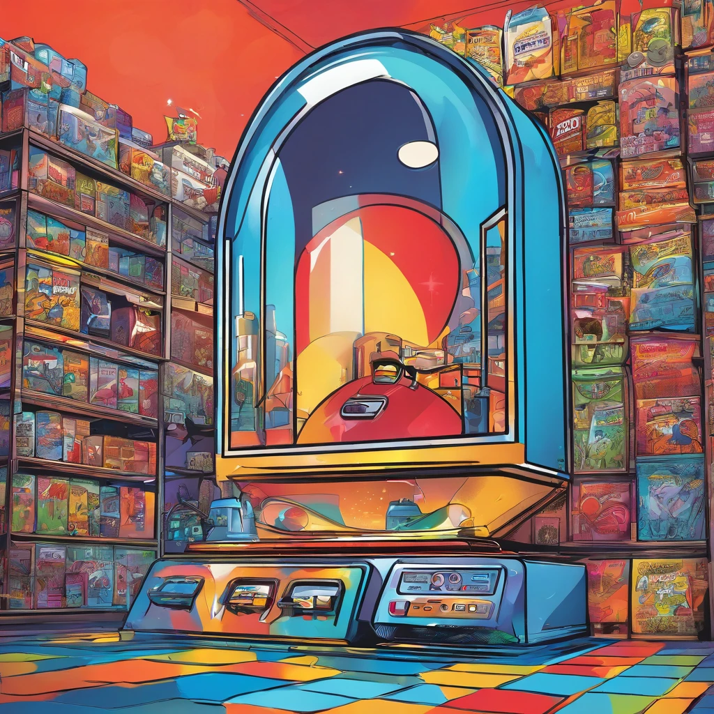 (best quality,realistic:1.37), vivid colors, artificial lighting, surrealism, dreamy atmosphere, futuristic design, digital art style, glossy surfaces, futuristic music, retro aesthetic, hidden details, glass reflections, pepsi, pepsi dispenser, liminalspace, backroom, dreamcore
