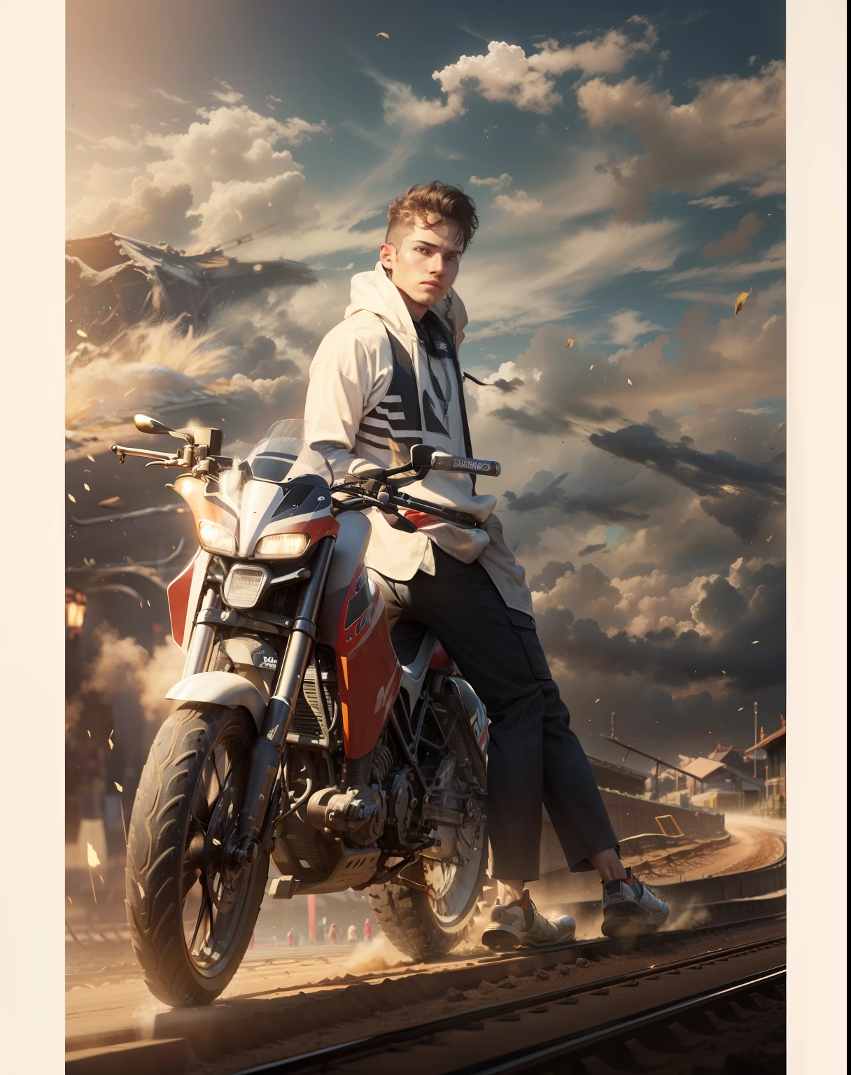 Background change and the picture to drop reacing track