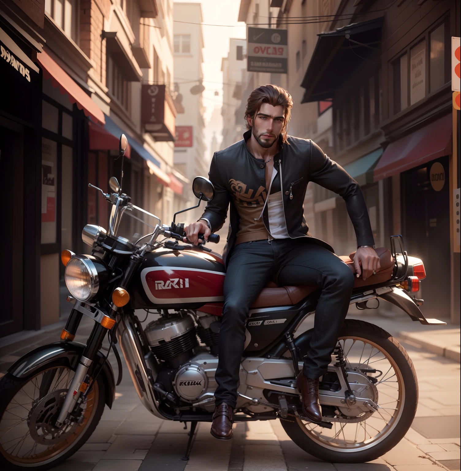 Stylish, realistic, hairstyle, handsome, 8k
