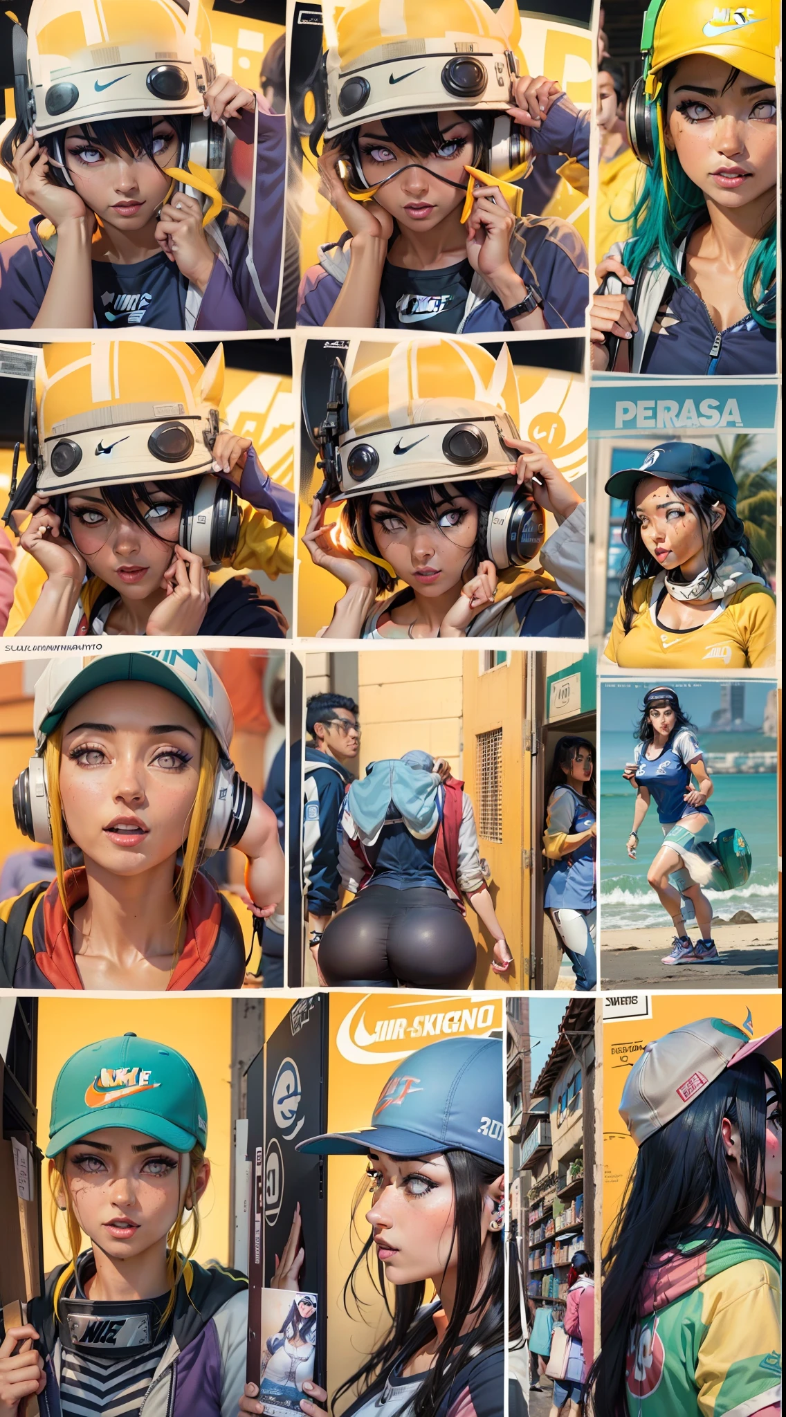 Hinata Hyuga, Extremamente Realista, sexy, bunda grande, pernas grossas, muito linda, short extremamente curto, roupas marca Nike, brasileira, mechendo a bunda, bunda empinada, sneakers Nike, Air Jordan, straight flap cap, cap NY, segurando uma caixa de som boombox JBl, Caixa de som JBL, BoomBox, Funkeira, Funk, Rio de Janeiro, (((Bunda Grande))) ((( Pernas Grossas))) 8K, olhos lindos, pele realista, boca realista, boca sexy, Sedutora, Dancing