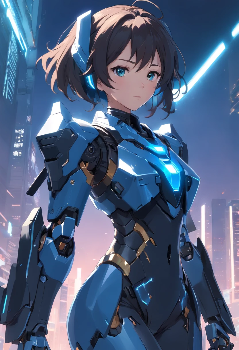 Vestindo um manto preto、Mulher de Arad em preto e azul, em armadura futurista dourada, armadura branca brilhante, armadura branca simplificada, armadura branca, terno mecha de corpo inteiro, Menina da armadura, ferra mecha preto gloss, female mecha, terno mecha, conceito de corpo inteiro, thicc, inspirado em Krenz Cushart, pale black armor