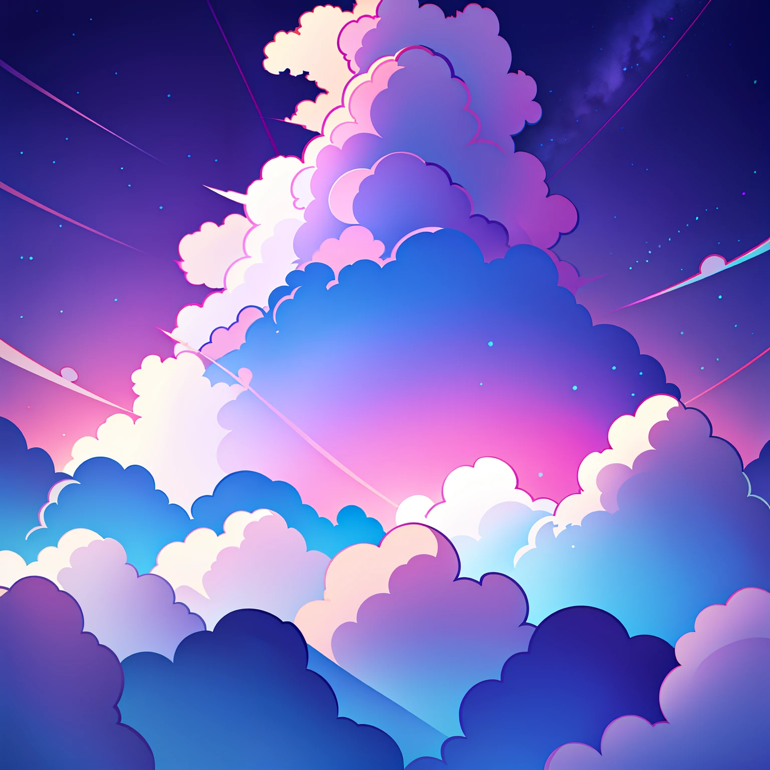 beautiful sky,The cloudy,shock,Colorful sky,Color white cloud 8k
