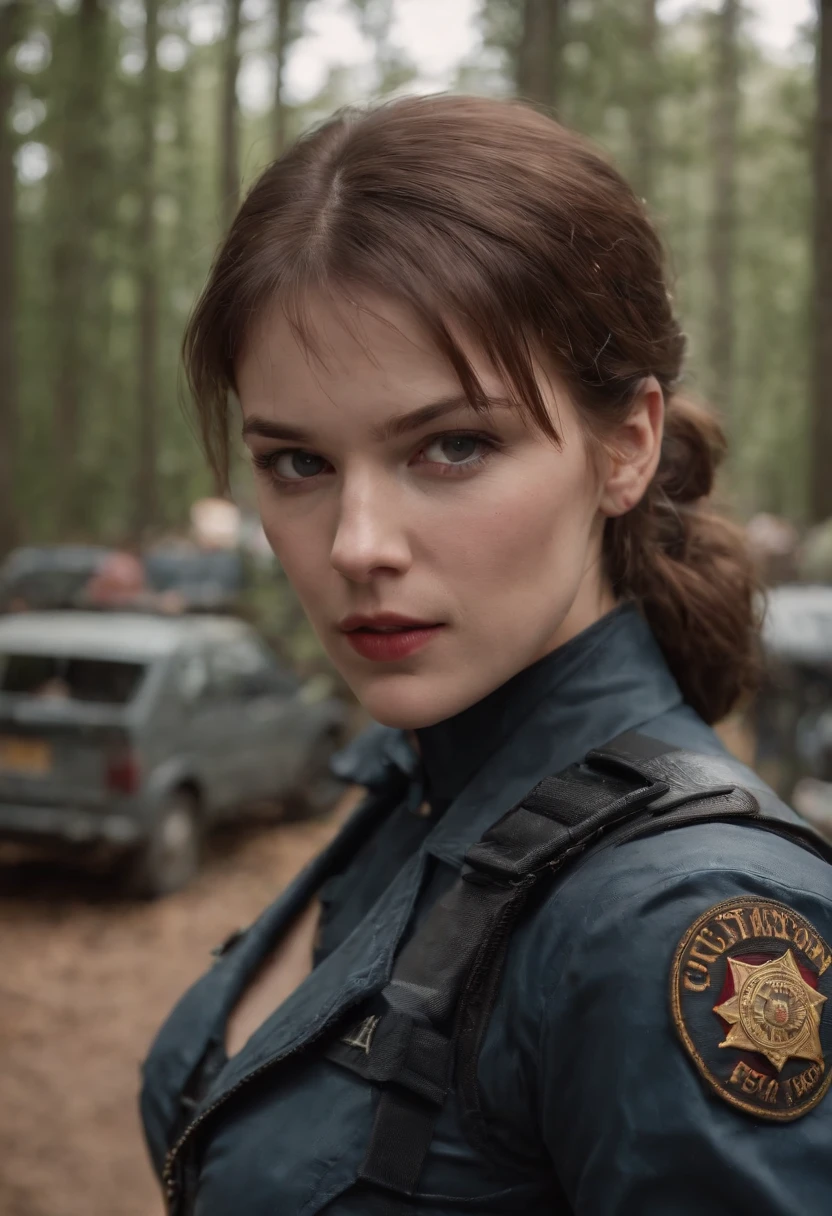 Resident Evil RPD as an 80s movie scenario