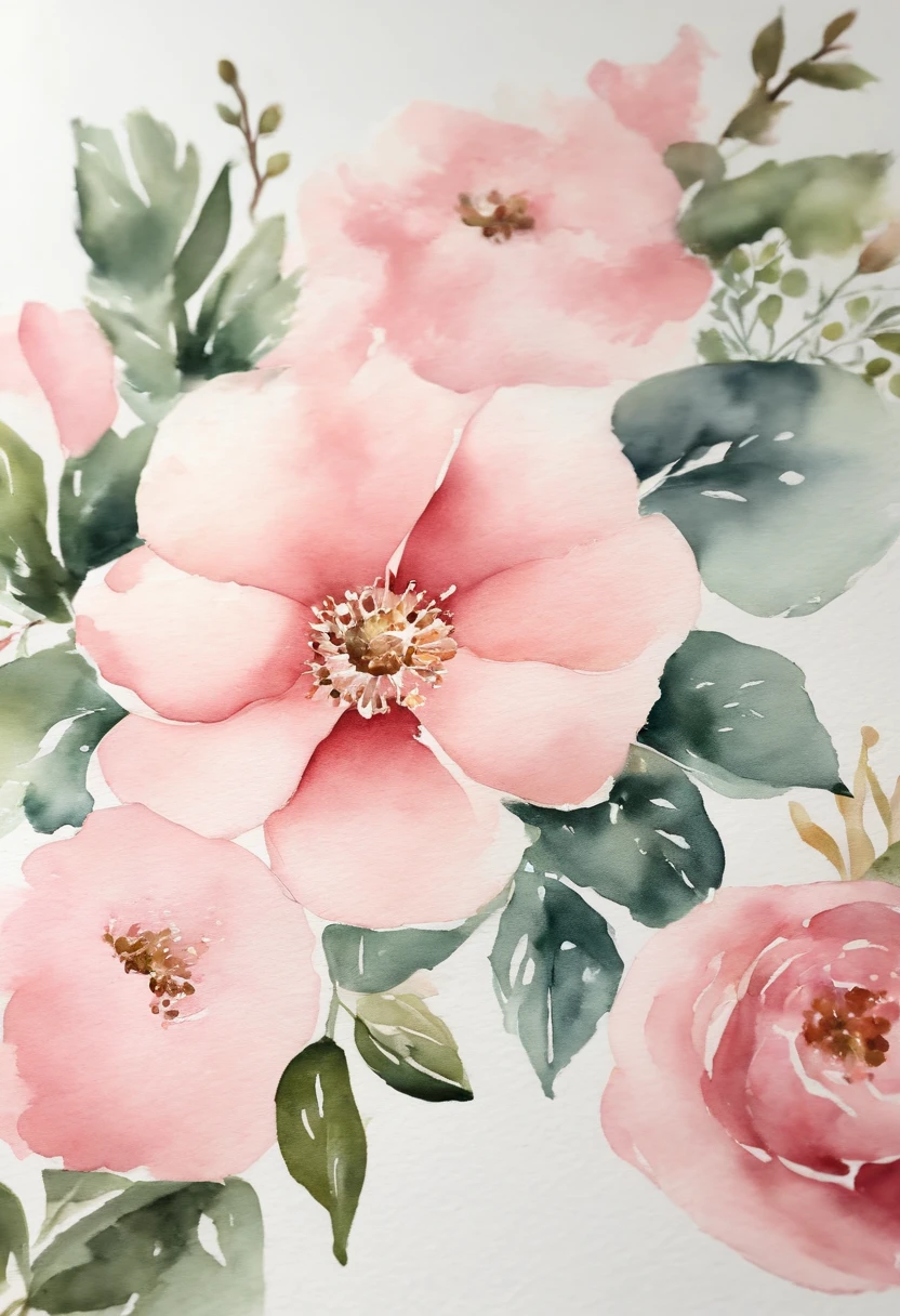MAKE A LIGHT PINK CENTERED STAIN IN WATERCOLOR