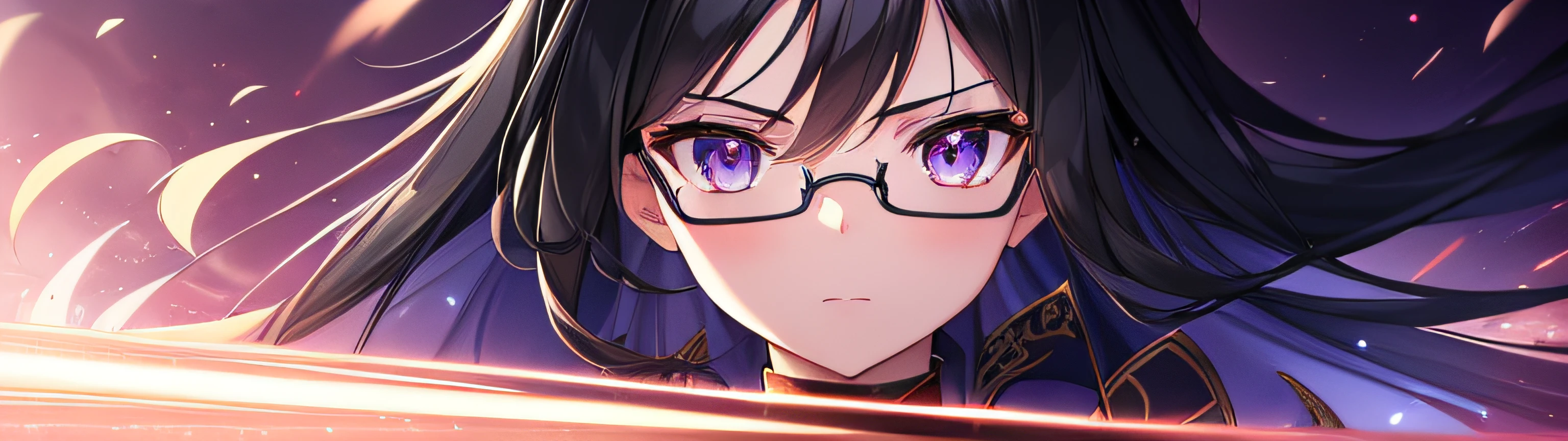 Best Quality, Detailed Digital Anime Art,stunning anime face portrait,beautiful detailed eyes,Ultra-detailed,Beautiful detailed glow,8k high quality detailed art,Best Shadow,Beautiful detailed reflection,(Beautiful intricately written background1.5),
(Super Cute 18 Year Old Girl 2.0),a baby face,Lori,Lori face,eye glass,
I am the bone of my sword,Steel is my body, and fire is my blood,I have created over a thousand blades,Unaware of loss,Nor aware of gain,With stood pain to create weapons,waiting for one's arrival,I have no regrets.This is the only path,My whole life was,spoken unlimited blade works,(no text1.5)