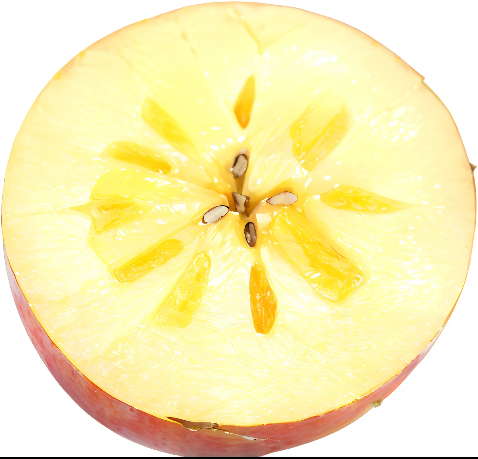 Half of the apple is cut in half, yellow apples, apple, fruitcore, professional fruit photography, an apple, golden apple, apple design, yellow aureole, it has lemon skin texture, still life of an apple, apples, Beautiful image, Fruit, lemon, yellowed, Close portrait, eating rotting fruit, cut, centered in image