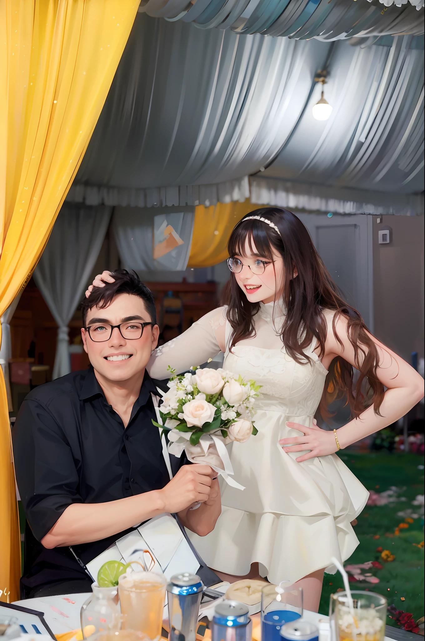 Handsome boy, beautiful girl, couple