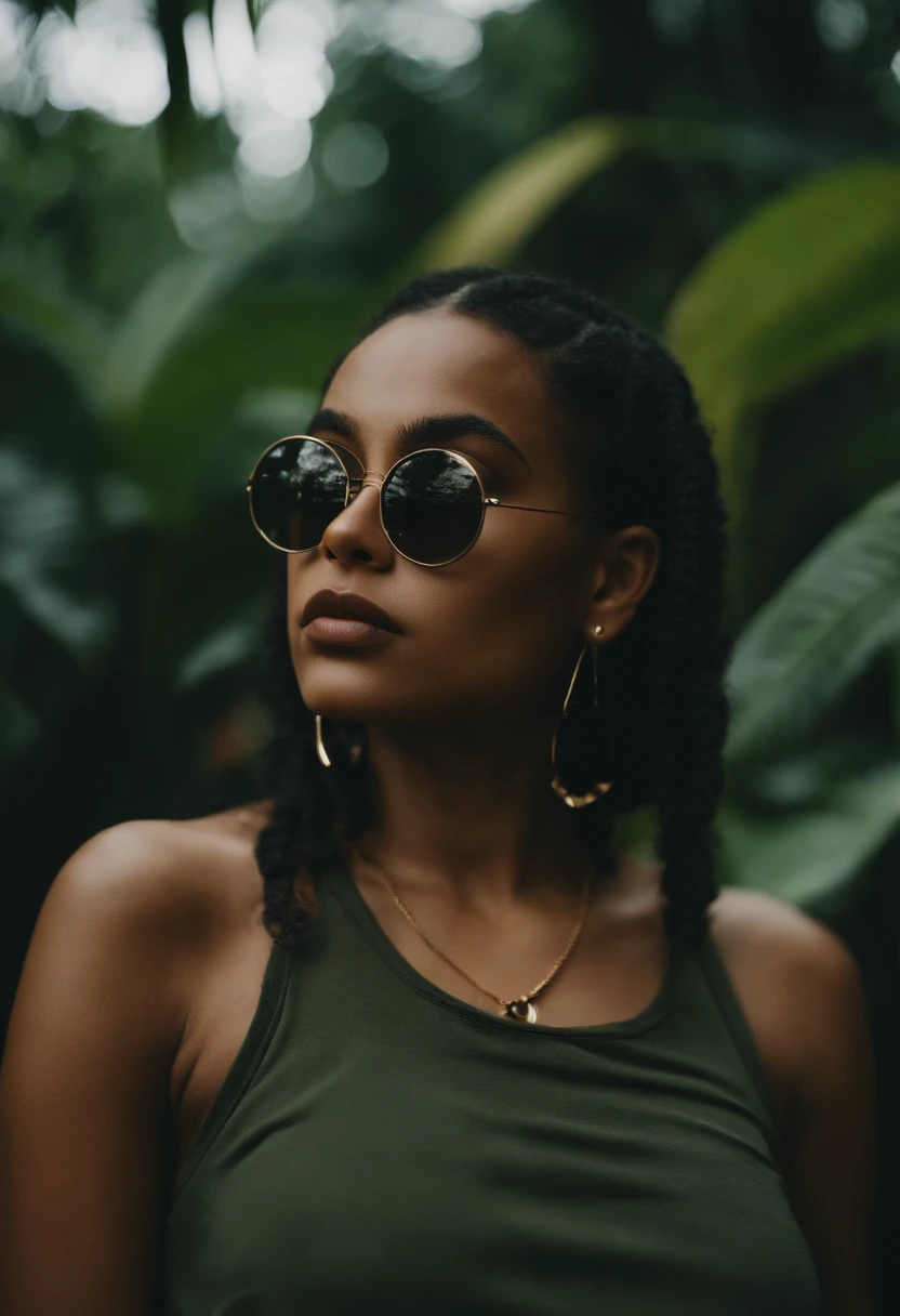 girl,Jungle, in the style of rap aesthetics, schizocore, photo taken with fujifilm superia, charly amani, oversized portraits, core