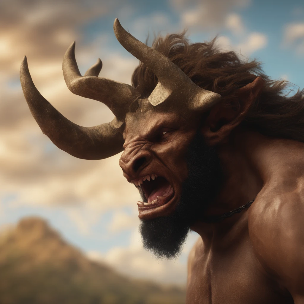 fking_scifi_v2, manbeast, minotaur, UHD, 8K, immersive