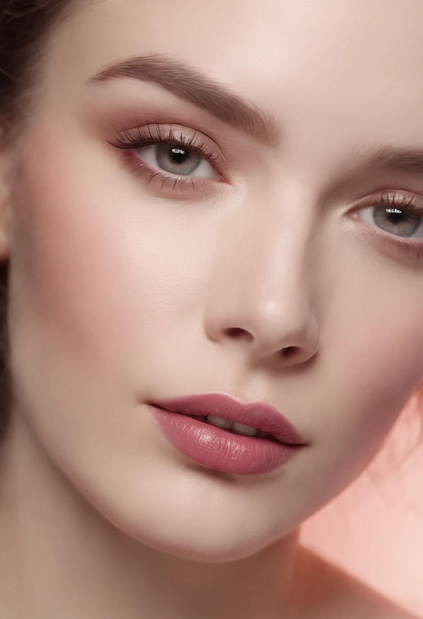 (best quality,Altas,master part:1.2),ultra-detalhado, sorridente em seus joelhos,Olhando para cima,fluido pegajoso branco em seu rosto,Top-down view,illustration,viscous liquid texture,belos olhos detalhados,beautiful detailed lips,Fluid dynamics,retrato emocional,olhar para cima,esquema de cores rosa e roxo,Dreamlike lighting.