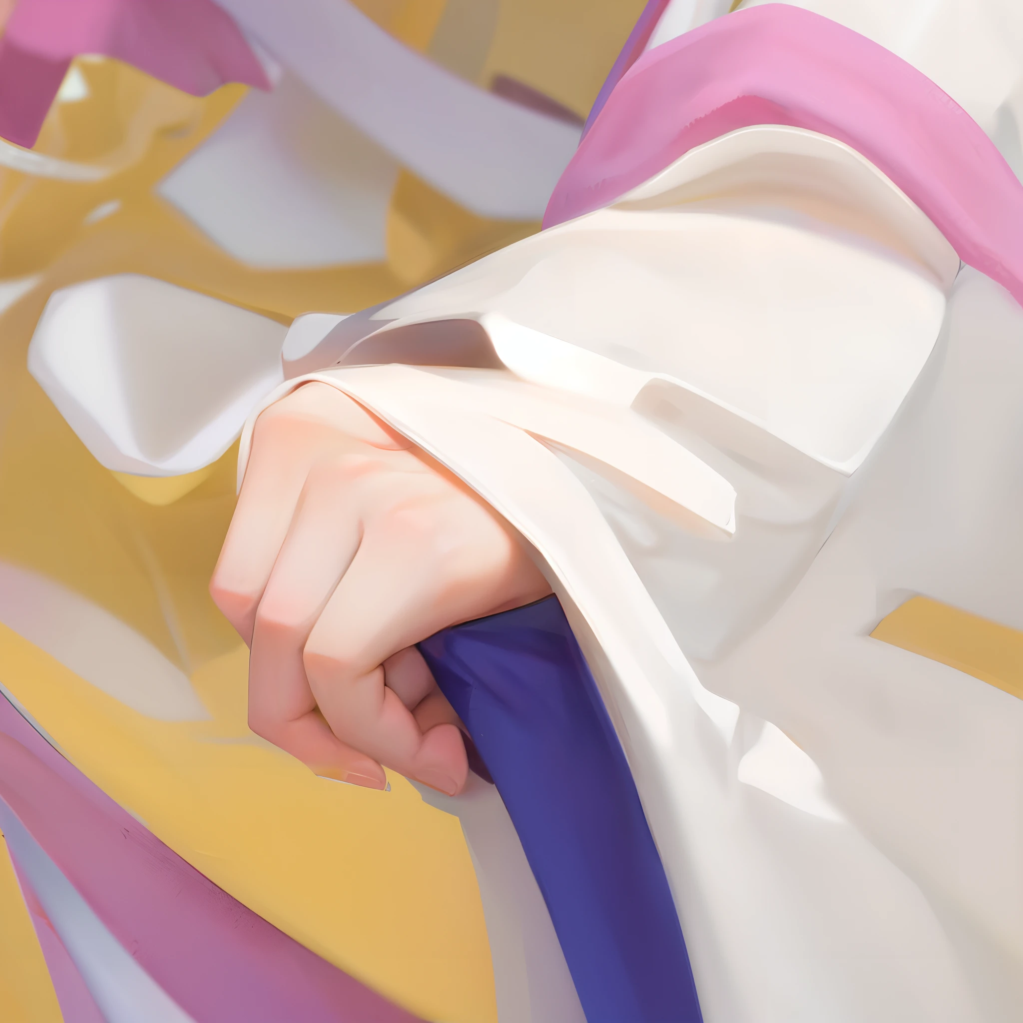 Close-up of the hand，Hands with sleeves