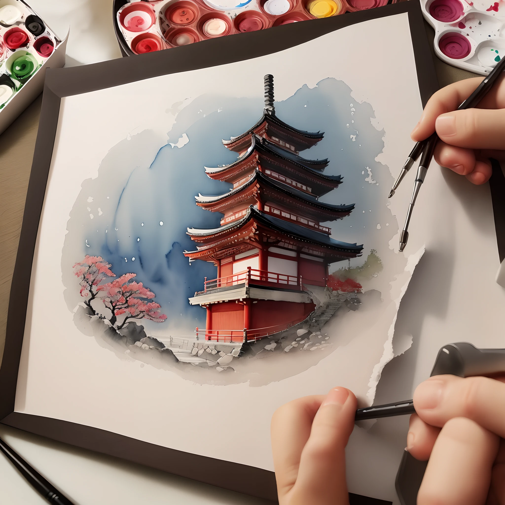 Japan watercolor ink
