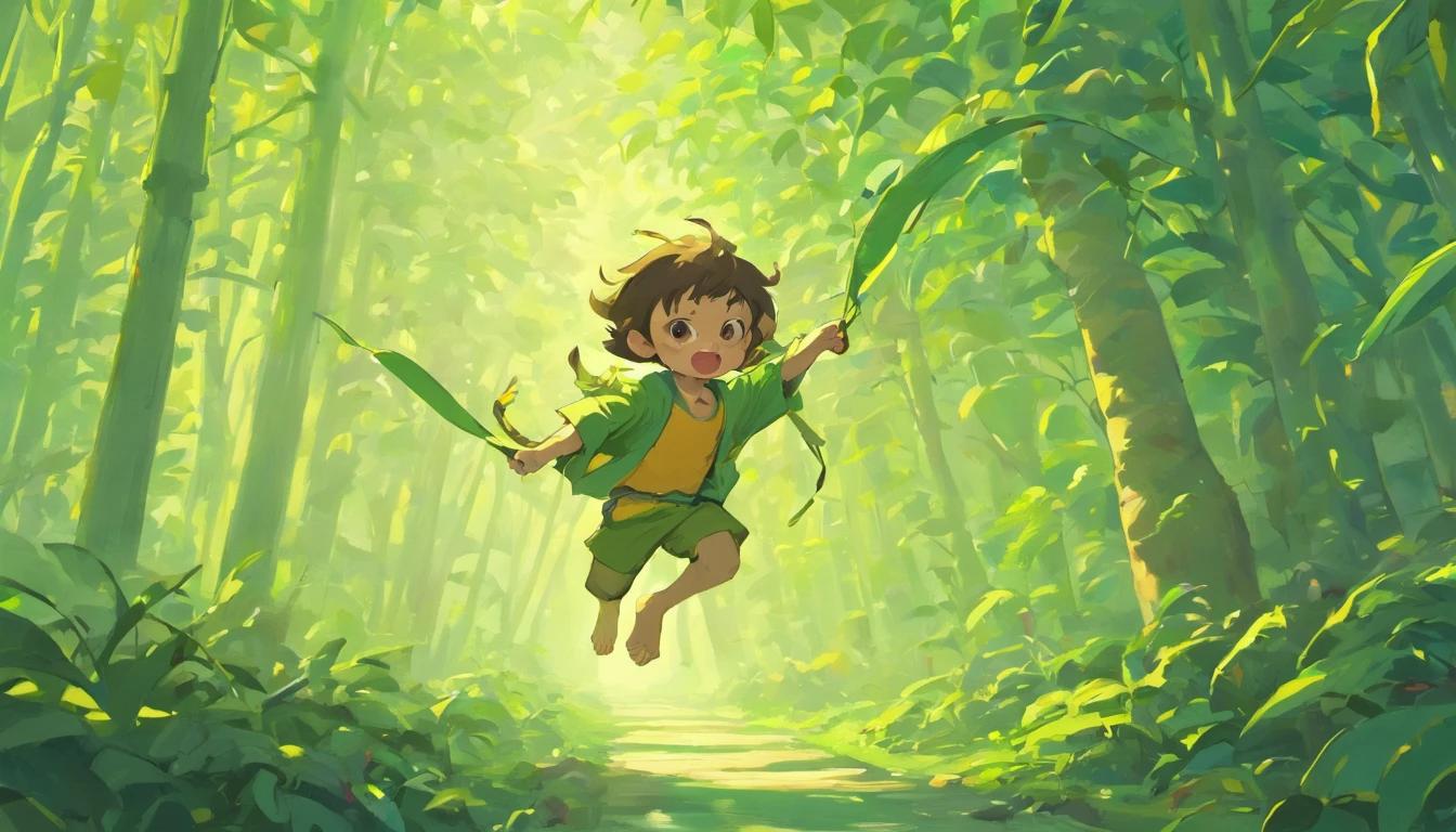 （bellow）（Turn into a monkey）（Fly into a primeval forest）（Swinging vines）（Chuangfei passes by a monkey eating bananas）（bellow）（Turn into a monkey）（Fly into a primeval forest）（Swinging vines）（Chuangfei passes by a monkey eating bananas）（bellow）（Turn into a monkey）（Fly into the primeval forest to swing the vines）