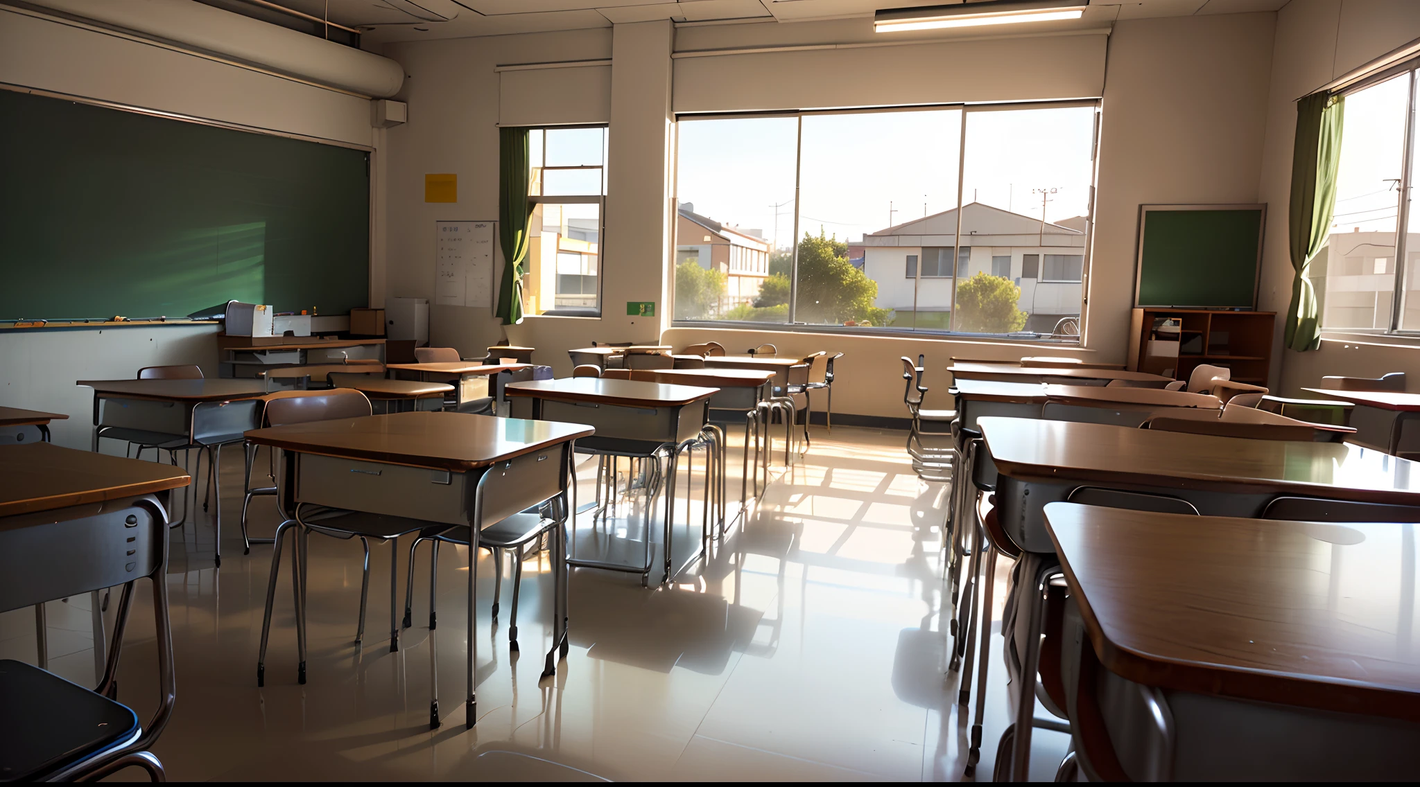 schools Classroom after school early evening